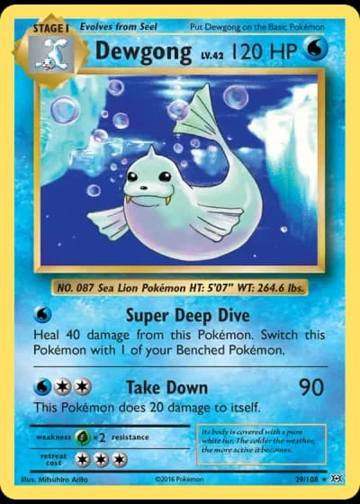 Dewgong #29/108 — Evolutions