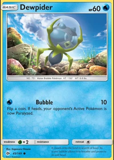 Dewpider #45/149 — Sun & Moon