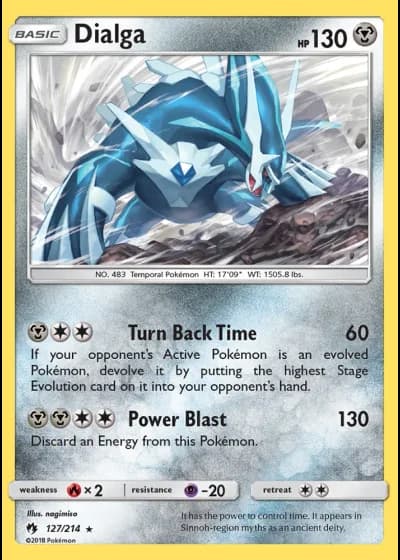 Dialga #127/214 — Lost Thunder