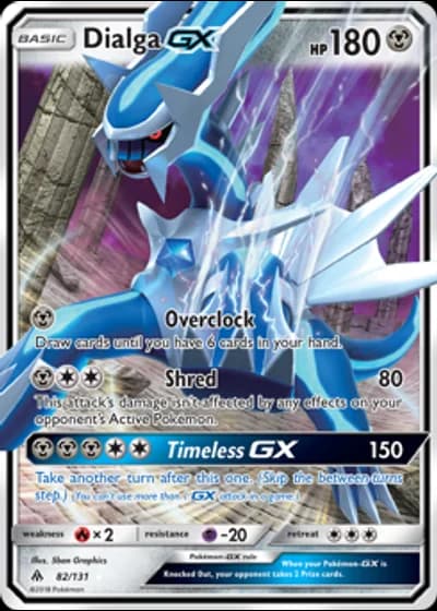 Dialga GX #82/131 — Forbidden Light
