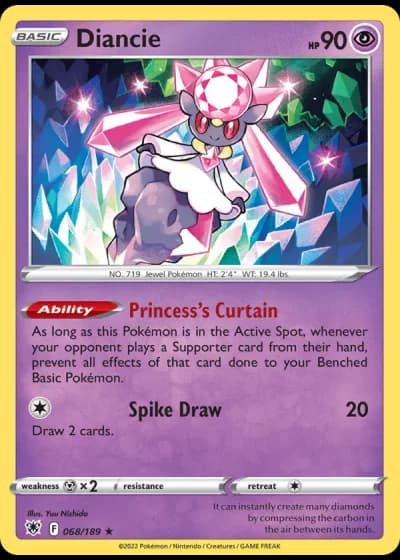 Diancie #068/189 — Astral Radiance