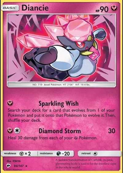 Diancie #94/147 — Burning Shadows