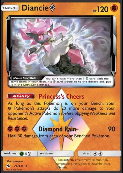Diancie Prism Star #74/131 — Forbidden Light