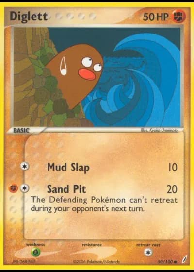 Digda #50/100 — EX Crystal Guardians