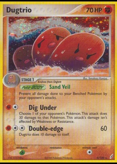 Digdri #5/100 — EX Crystal Guardians