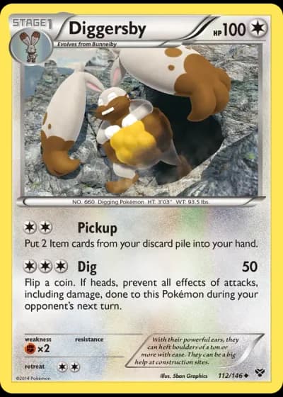 Diggersby #112/146 — XY