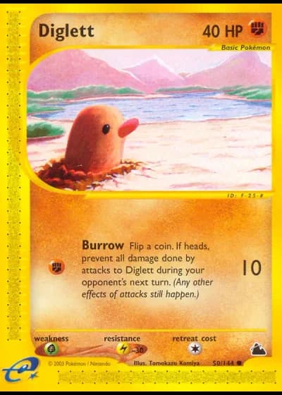 Diglett #50/144 — Skyridge