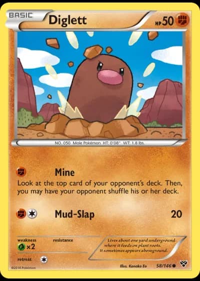 Diglett #58/146 — XY
