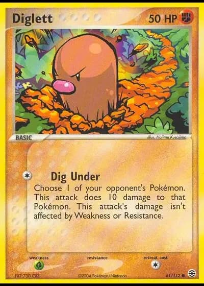 Diglett #61/112 — FireRed & LeafGreen
