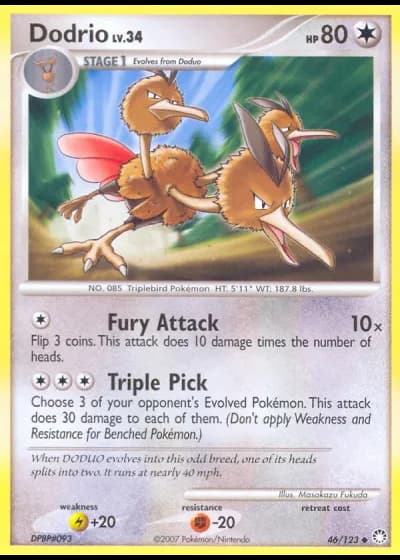 Dodrio #46/123 — Mysterious Treasures