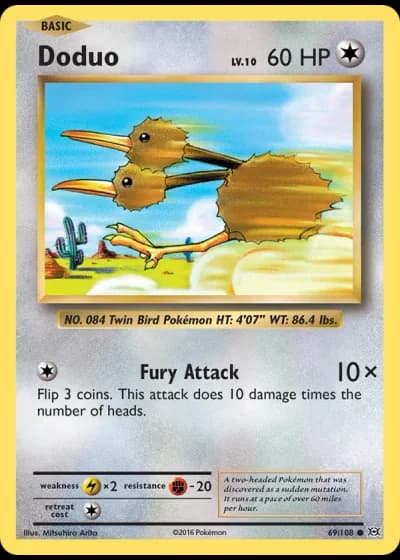 Doduo #69/108 — Evolutions