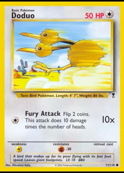 Doduo #71/110 — Legendary Collection