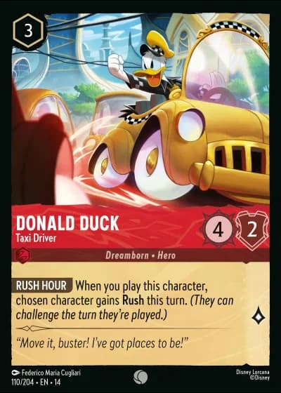 Donald Duck - Taxi Driver #110/257 — Hyperia City