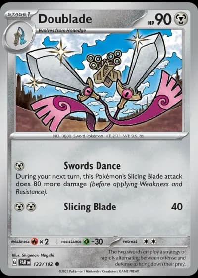 Doublade #133/182 — Paradox Rift
