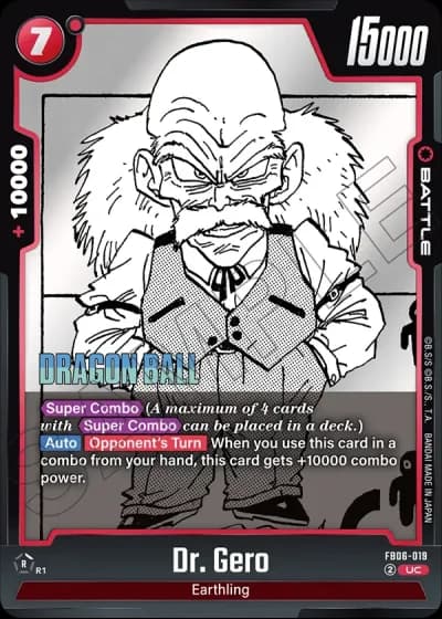 Dr. Gero  SB01-019 — Manga Booster 01 (SB01)