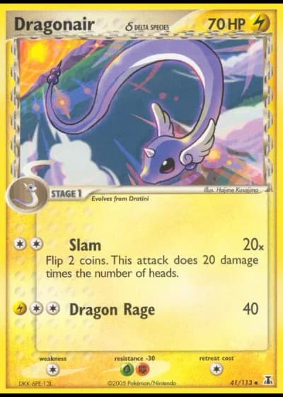 Dragonair #41/113 — EX Specie Delta