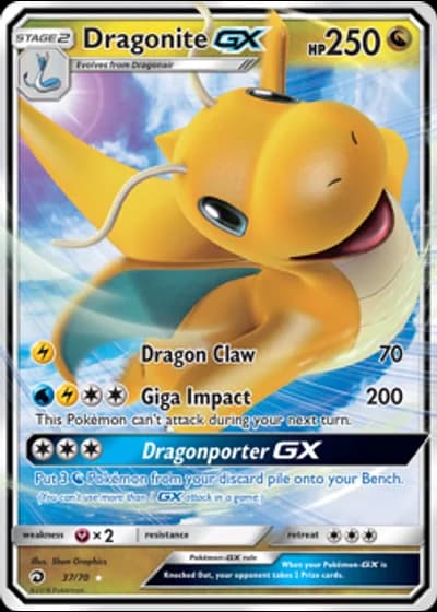 Dragonite GX #37/70 — Trionfo Dei Draghi
