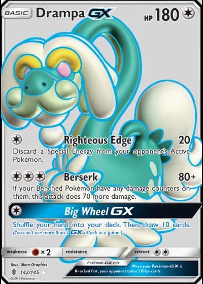 Drampa GX #142/145 — Guardians Rising