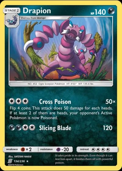 Drapion #134/236 — Unified Minds