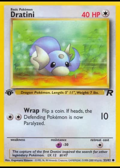 Dratini (1. Edition) #53/82 — Team Rocket (1. Edition)