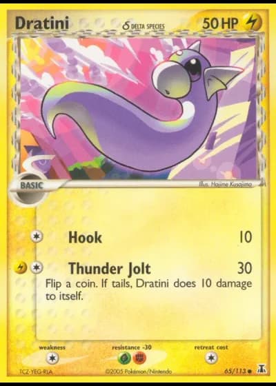 Dratini #65/113 — EX Delta Species