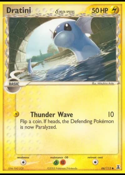 Dratini #66/113 — EX Delta Species