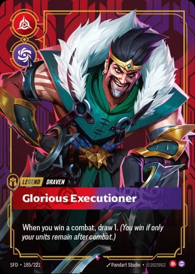 Draven, Glorious Executioner #185/303 — Spiritforged