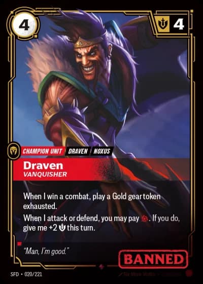 Draven, Vanquisher #020/303 — Spiritforged
