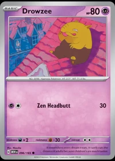 Drowzee #096/165 — 151