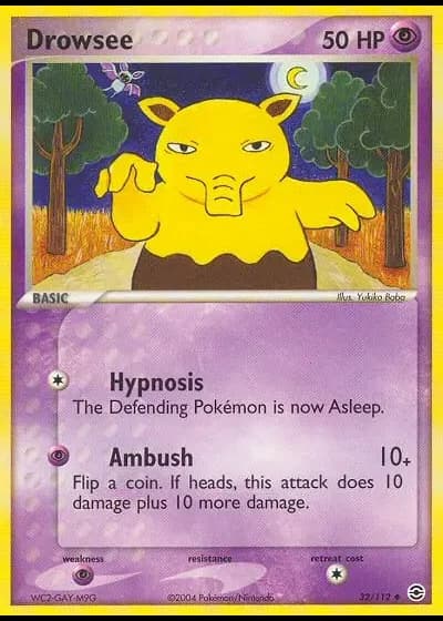 Drowzee #32/112 — FireRed & LeafGreen