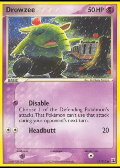 Drowzee #67/113 — EX Specie Delta