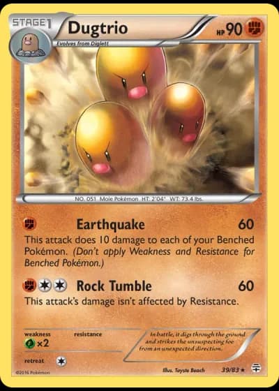 Dugtrio #39/83 — Generations