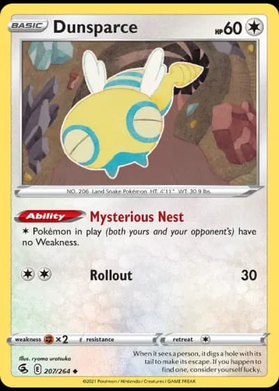Dunsparce #207/264 — Fusion Strike