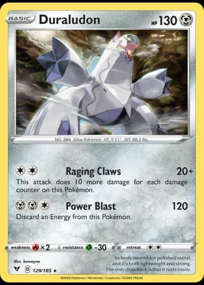 Duraludon #129/185 — Vivid Voltage