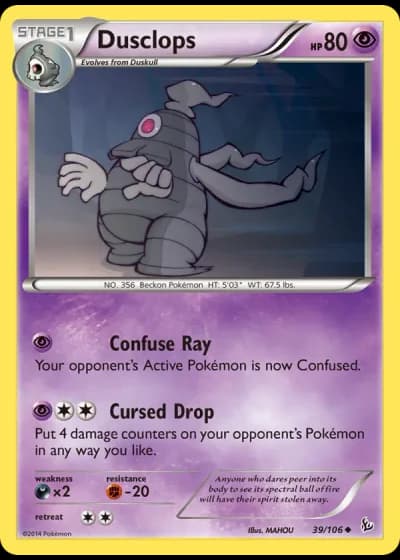 Dusclops #39/106 — Flashfire