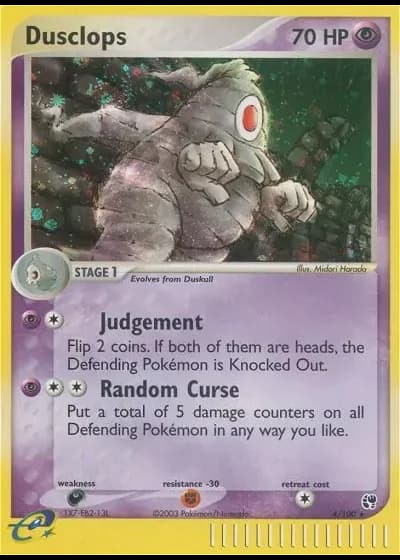 Dusclops #4/100 — Sandstorm