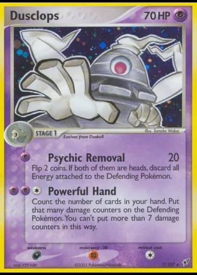 Dusclops #7/107 — EX Deoxys
