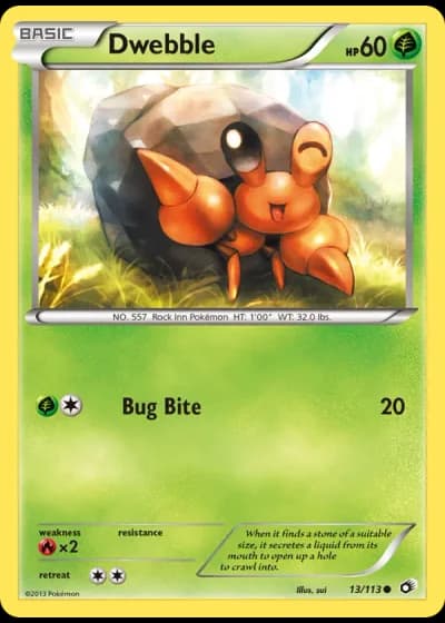 Dwebble #13/113 — Legendary Treasures