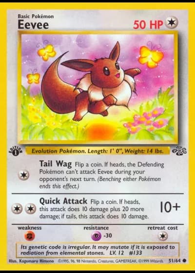 Eevee (1ª Edizione) #51/64 — Jungle (1ª Edizione)