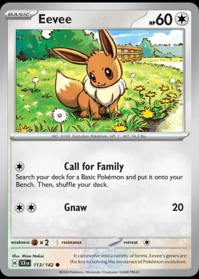 Eevee #113/142 — Stellar Crown