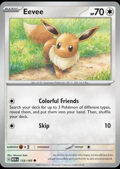 Eevee #133/165 — 151