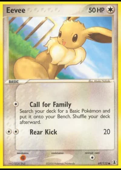 Eevee #69/113 — EX Specie Delta