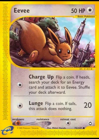 Eevee #75/147 — Aquapolis