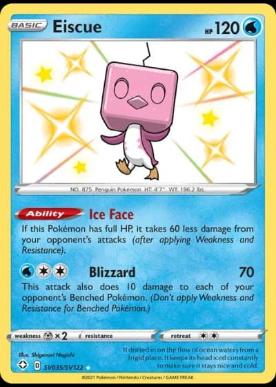 Eiscue SV035/122 — Shiny Vault (Shining Fates)