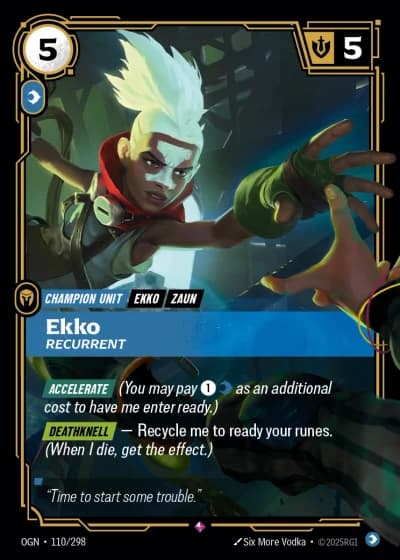 Ekko, Recurrent #110/352 — Origins