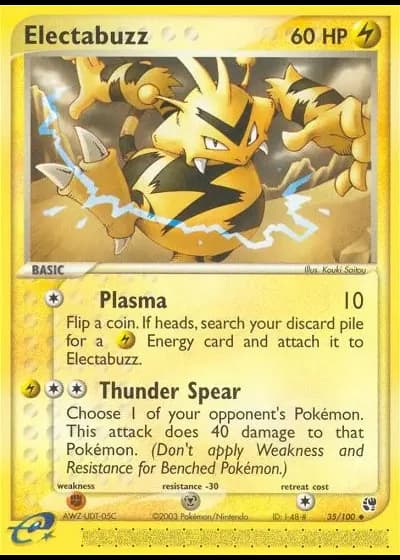 Electabuzz #35/100 — Sandstorm