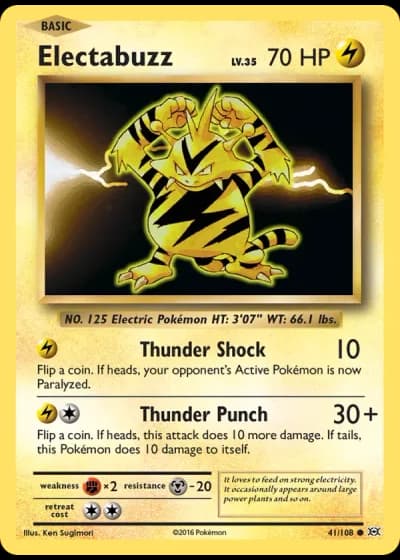 Electabuzz #41/108 — Evolutions