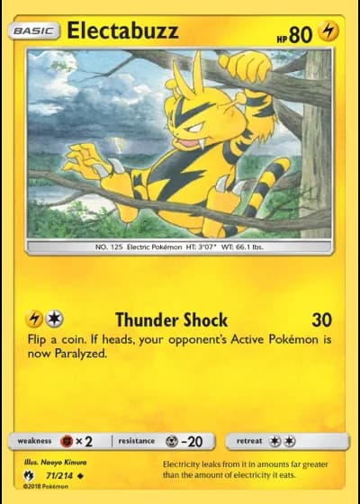 Electabuzz #71/214 — Lost Thunder