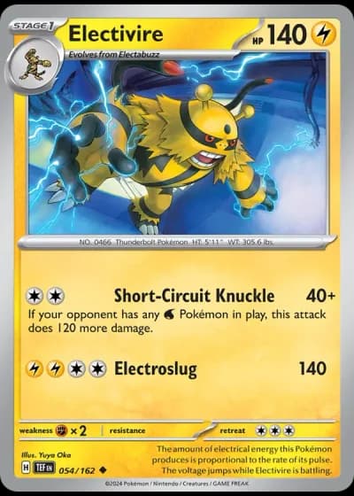 Electivire #054/162 — Temporal Forces