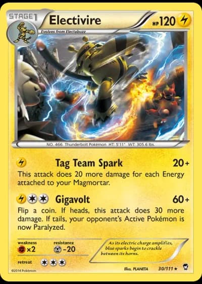 Electivire #30/111 — Furious Fists